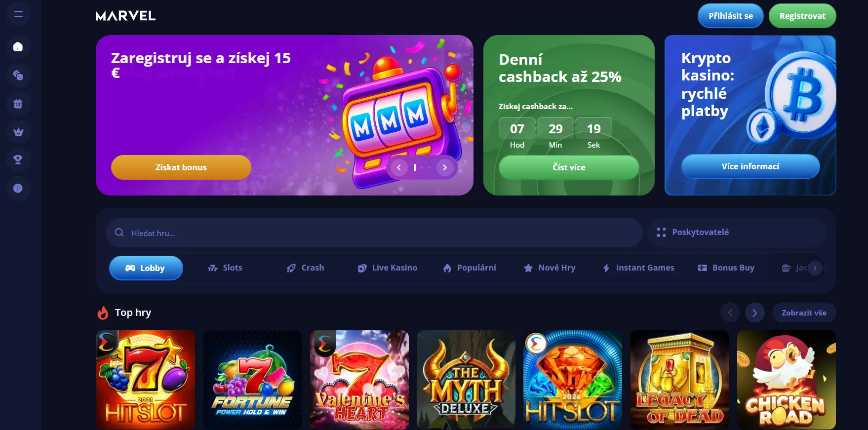 Nejčastější chyby při využití Marvel Casino bonus